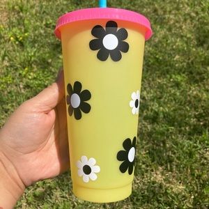 Boho flower cold cup